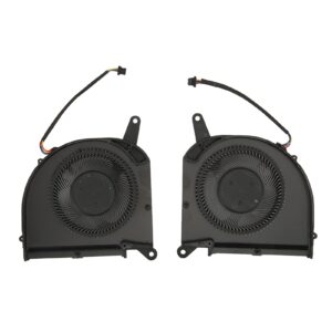 Replacement Laptop Internal Cooling Fan, Laptop CPU Gpu Cooling Fan 4Pin Power Connector for Gigabyte AERO 15 SA 17 HDR XA RP75XA RP77XA (CPU+GPU)