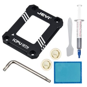 Aluminium LGA1700 CPU Contact Frame, LGA 1700 CPU Stress Bending Correction Bracket for Intel 13th & 12th Gen CPU, LGA1700 Socket Anti-Bending Contact Frame by CNC Aluminum Design