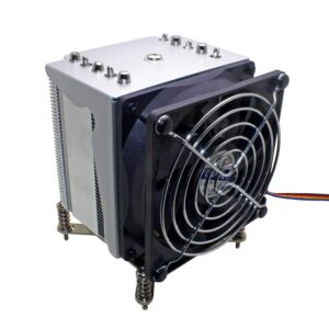 3U 4U Server CPU Cooler 5 Heat Pipe 9225 Cooling Fan for Intel Xeon LGA 1366 1356 Industrial Personal Computer Active Cooling