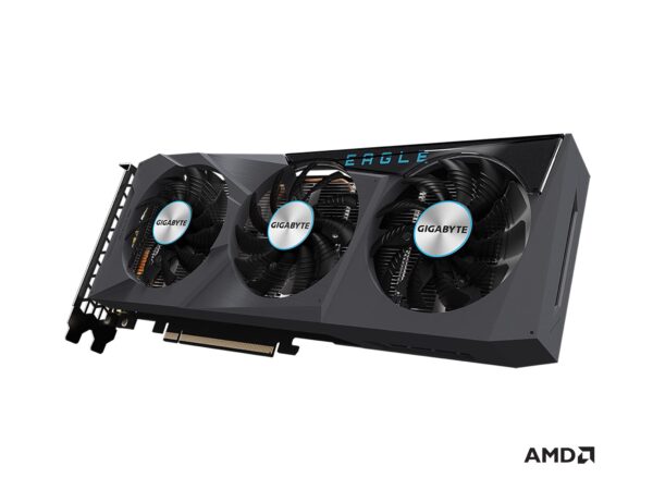 GIGABYTE Radeon RX 6600 Eagle 8G Graphics Card, WINDFORCE 3X Cooling System, 8GB 128-bit GDDR6, GV-R66EAGLE-8GD Video Card (Renewed) - Image 2