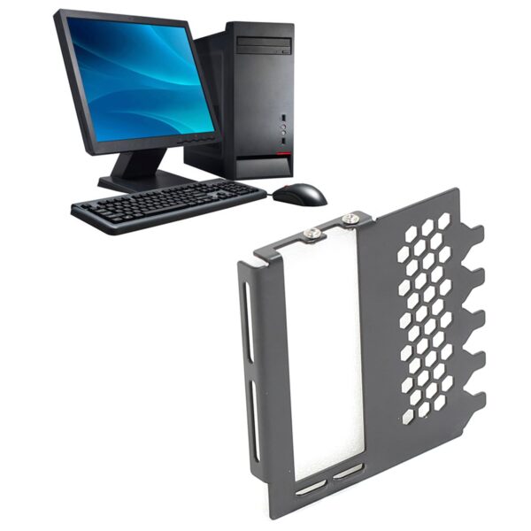 I Graphics Card Vertical Bracket Holder Graphics Card Steering Brackets Sturdy Metal Rack 2/3 Slots - Image 2