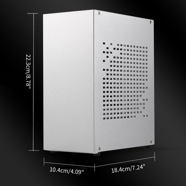 Aluminum ITX for Gaming Desktop PC Case USB3.0 Support Graphics Card RTX2070 with PCIE3.0 Cable - Image 3