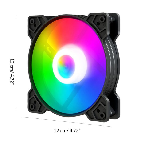 GRABLOOM 12cm Computer Case Cooling Fan for Desktop Computer Case Long Lifespans and Easy Installation 12cm Fan - Image 7