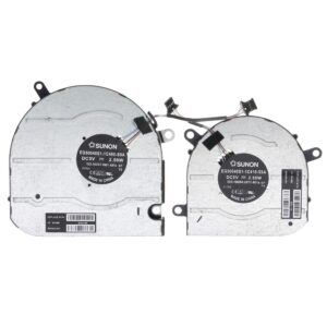 Replacement CPU+GPU Cooling Fan for HP Envy X360 15M-EU 15M-EU0013DX 15M-EU0033DX 15M-ES 15M-ES0013DX 15M-ES0023DX 15-EU 15-ES 15m-es1023dx M45465-001 M45466-001