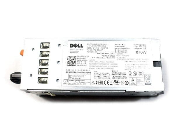 Dell PE T610/R710 870W Power Supply (YFG1C) - Image 3