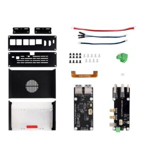 YUGSHNKFC Aluminum Enclosure Case for Development Board with PCIE Ethernet USB3.2 Expansion Board for Optional Large Space