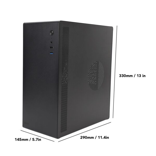 PC Gaming Case, Metal Fine Space Layout Desktop Computer Case Gaming PC Case Multiple Interfaces Gaming Computer PC Case for Home Office School - Image 7