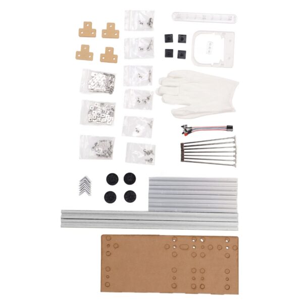 CFTGIW ATX C Uter Open Case Bracket DIY C Uter Motherboard Case Rack Support 4 PCI Slot PC Open Test Bench Alumin (Silver), CFTGIWinoes9rbgh-12 - Image 9