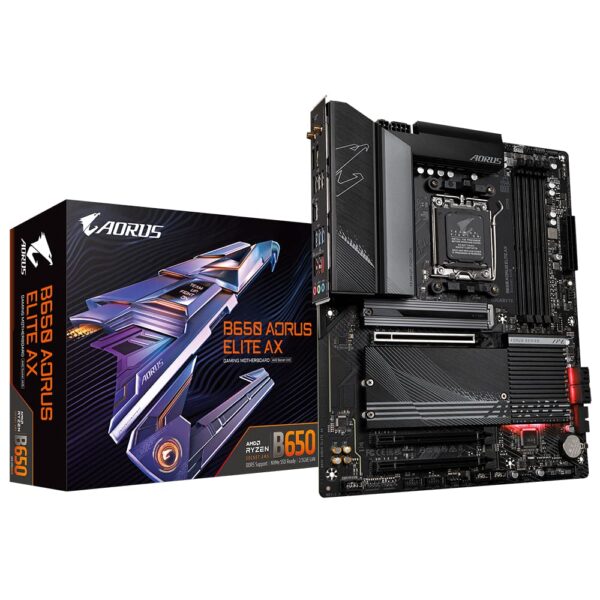 Gigabyte B650 Aorus Elite AX 1.0 AMD B650 Socket AM5 ATX DDR5-SDRAM Motherboard (Renewed)