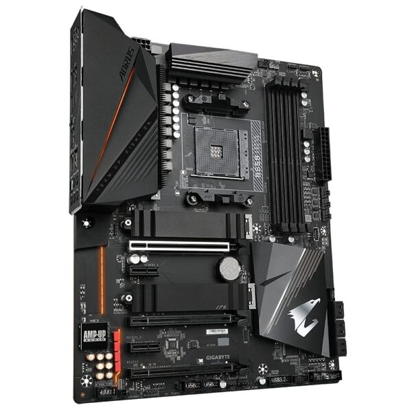 GIGABYTE B550 AORUS PRO V2 (AMD Ryzen 5000/ B550/ ATX/ PCIe4.0/ DDR4/ Realtek ALC1220-VB/ Front & Rear USB Type-C/ RGB Fusion 2.0/ Dual M.2 Thermal Guard/ Gaming Motherboard) (Renewed) - Image 3