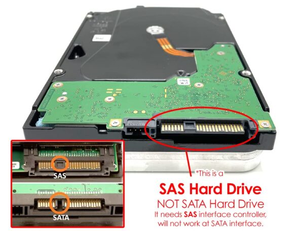MDD 16TB 7200RPM 256MB Cache SAS 12.0Gb/s 3.5inch Internal Enterprise Hard Drive (MDD16TSAS25672E) - [NOT a SATA HDD] (Renewed) - Image 2