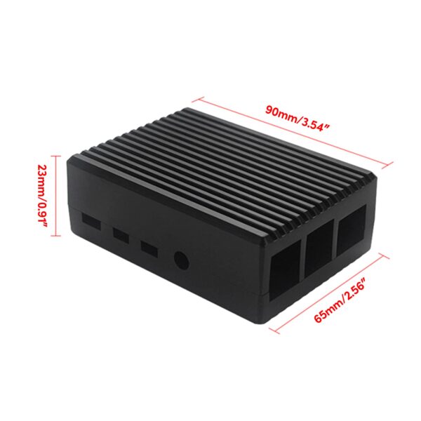 Aluminum Alloy Case Enclosure For 4 4B Model Passive Cooling Metal Shell- Box Heat Dissipation For 4B - Image 3