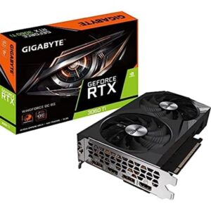 Gigabyte GeForce RTX 3060 Ti Windforce OC Dual Fan Graphics Card - 8GB (Renewed)