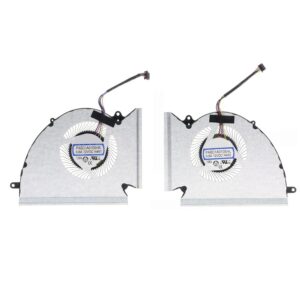 xinzhuoqi New CPU Cooling Fan for MSI GP76 Leopard GE76 Raider MS-17K2 MS-17K3 CPU+GPU Cooling Fan