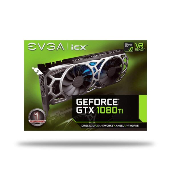 EVGA GeForce GTX 1080 Ti SC2 Gaming, 11GB GDDR5X, iCX Technology - 9 Thermal Sensors & RGB LED G/P/M, Asynch Fan, Optimized Airflow Design Graphics Card 11G-P4-6593-KR (Renewed) - Image 6