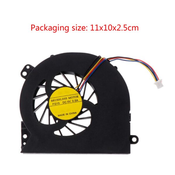 1Piece Replacement CPU Cooling Fan for 4540S 4545S 4740S Notebook Radiator DC5V 0.5A 4pin 4wire Laptop Fan Replacement CPU Fan - Image 2