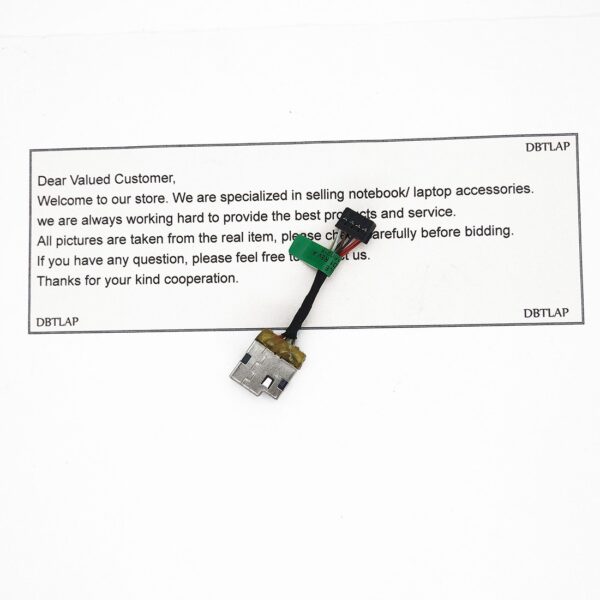 DC Jack Power with Cable Harness Compatible for HP Pavilion 15-N 15-P 15-K 15-F 10-E Series 730932-SD1 730932-FD1 730932-YD1 732067-001