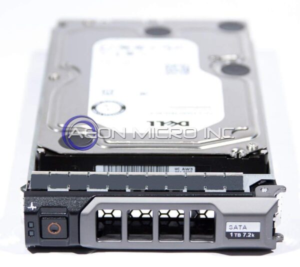 400-AFYB - DELL 1TB 7.2K SATA 3.5in 6Gbps HARD DRIVE W/KG1CH TRAY 13th GENERATION Compatible with PowerEdge R430 T430 SERVERS (Renewed)