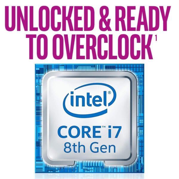 Intel Core i7-8700K Desktop Processor 6 Cores up to 4.7GHz Turbo Unlocked LGA1151 300 Series 95W (Renewed) - Image 2