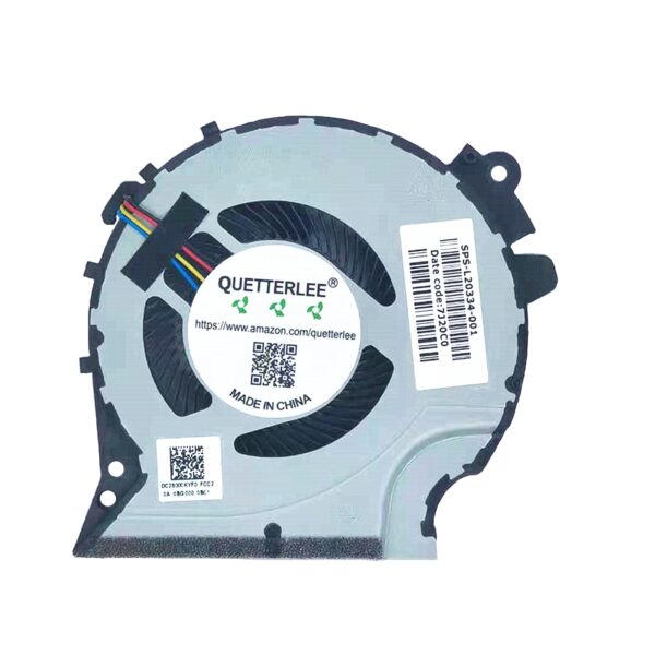 QUETTERLEE Replacement New GPU Cooling Fan for HP Pavilion 15-cx 15-cx0068tx 15-cv0058wm 15-cx0020nr 15-cx0030nr 15-cx0045nr 15-cx0049nr Series DFS481305MC0T FKKA SPS-L20334-001 7J2090 Fan