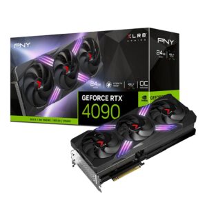 PNY GeForce RTX™ 4090 24GB XLR8 Gaming VERTO EPIC-X RGB™ Overclocked Triple Fan Graphics Card DLSS 3 (Renewed)