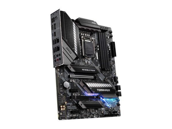 MSI MAG Z490 Tomahawk Computer Motherboard (ATX, LGA 1200 Socket, DDR4, Dual M.2 Slots, USB 3.2 Gen 2, Type-C, 2.5G LAN, DP/HDMI, Mystic Light RGB) Intel Gaming PC Motherboards (Renewed) - Image 3
