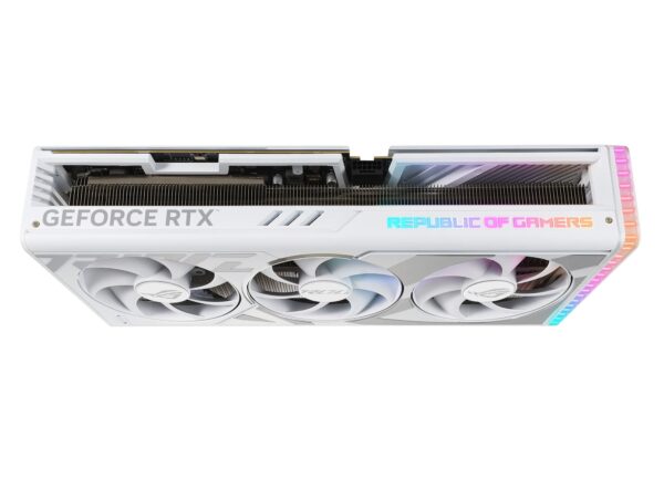 ASUS ROG Strix GeForce RTX™ 4090 White OC Edition Gaming Graphics Card (PCIe 4.0, 24GB GDDR6X, HDMI 2.1a, DisplayPort 1.4a) (Renewed) - Image 8
