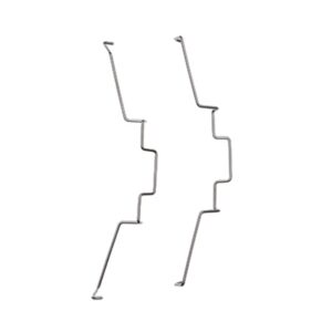 4 Pcs CPU Heatsink Fan Buckle PC Mainboard CPU Radiator Fan 12CM Wire Fixing Clip (Lower Hook Type)