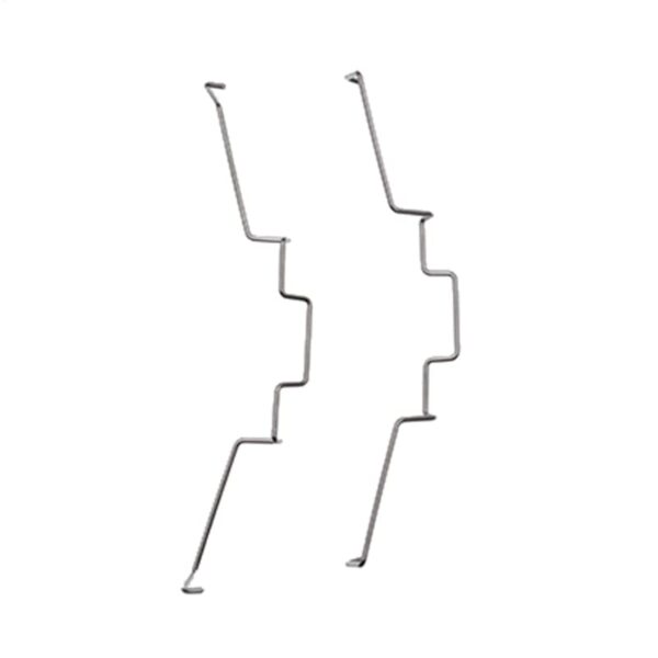 4 Pcs CPU Heatsink Fan Buckle PC Mainboard CPU Radiator Fan 12CM Wire Fixing Clip (Lower Hook Type)