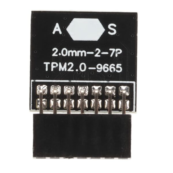 Focket TPM2.0 Encryption Security Module, TPM 2.0 Module 2x7P 14 Pin 2mm Space Stable Performance TPM 2.0 Module for Win System PC Higher Than DDR3 Memory Module Encryption - Image 8