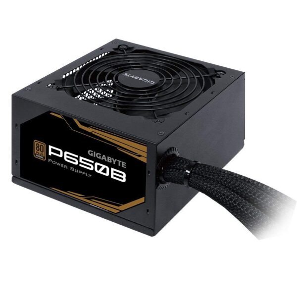 Gigabyte P650B 80 Plus Bronze 650W, Quiet HYB Fan, Active Power Protection, Power Supply GP-P650B (Renewed) - Image 3