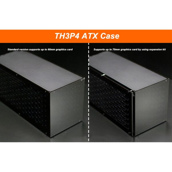 ATX Case 20V 3A 60W PD Charge, Daisy Chain Interface Support, Steel Acrylic ITX Chassis for Graphics Card Within 13.4in, for Thunderbolt Supported, Durable Material (G3 ATX) - Image 5