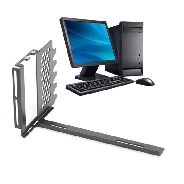 SXJ B Graphics Card Vertical Bracket GPU Holder Graphics Card Steering Brackets Sturdy Metal - Image 2