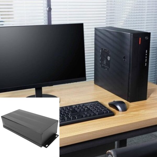 Efficient Aluminum Cooling Housing Electronic Enclosure DIY Board Compact and Easy to Use (105x55x200mm) Electronic Components Safeguarding - Image 5