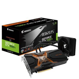 Gigabyte GV-N108TAORUSX W-11GD AORUS Xtreme GeForce GTX 1080 Ti Waterforce 11GD Graphic Cards (Certified Refurbished)