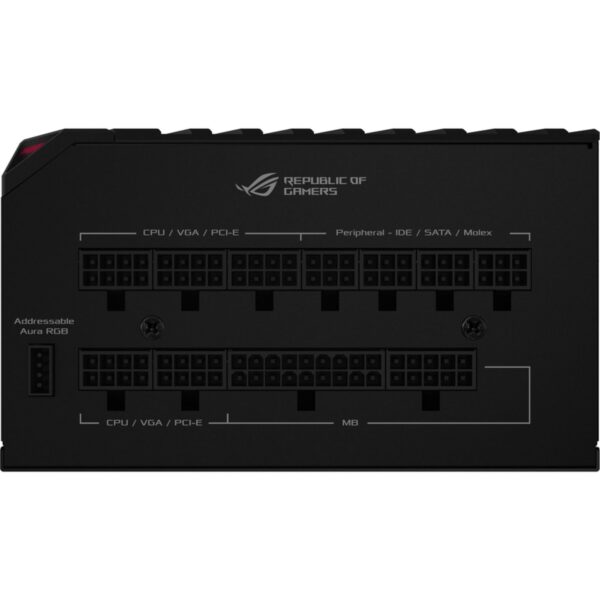 ASUS ROG Thor 850 Certified 850W Fully-Modular RGB Power Supply with LiveDash OLED Panel (Renewed) - Image 4