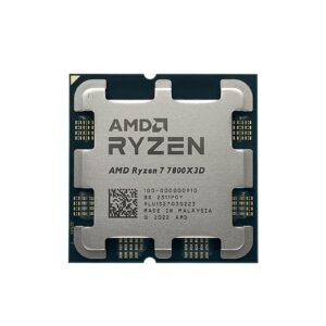 AMD Ryzen 7 7800X3D 8-Core 16-Thread 120W AMD Radeon Graphics Desktop Processor 100-100000910WOF Socket AM5 Without Cooler