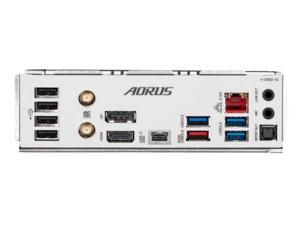 GIGABYTE B760M AORUS Elite AX (LGA 1700/ Intel/ B760/ M-ATX/ DDR5/ Dual M.2/ PCIe 4.0/ USB 3.2 Gen2X2 Type-C/Intel Wi-Fi 6E/ 2.5GbE LAN/Q-Flash Plus/PCIe EZ-Latch/Gaming Motherboard) (Renewed) - Image 5