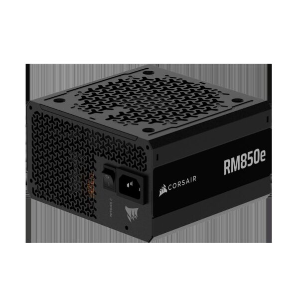 CORSAIR RM850e (2025) Fully Modular Low-Noise ATX Power Supply with 12V-2x6 Cable – ATX 3.1 & PCIe 5.1 Compliant, Cybenetics Gold Efficiency, 105°C-Rated Capacitors, Modern Standby Mode – Black