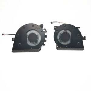 CPU Cooling Fan Cooler Fits for Lenovo ideapad 2018 530s-14ARR Air14 air15 xiaoxin Pro15 Radiator 4 PIN (Color : Pair Fan)