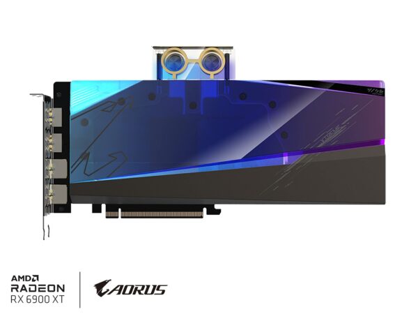 GIGABYTE AORUS Radeon RX 6900 XT Xtreme WATERFORCE WB 16G Graphics Card, WATERFORCE Water Block Cooling System, 16GB 256-bit GDDR6, GV-R69XTAORUSX WB-16GD Video Card (Renewed) - Image 4