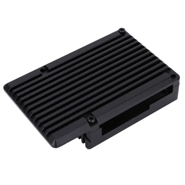 3 Model B Motherboard Case, Black Aluminum Alloy Housing with Passive Cooling for Stylish Computer Components - Image 4