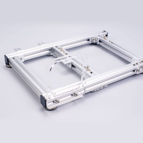 Cfor OMPuter Open Case Bracket Mining Rig Frame Aluminum Alloy Itx Cfor OMPuter Open Case Bracket Good Heat Dissipation Split Hardware Structure Aluminum Alloy DIY Bare Frame for (Silver) - Image 2