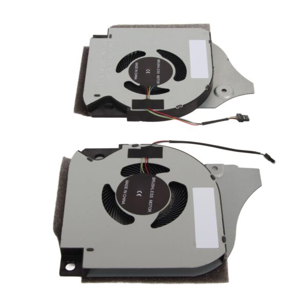 Computer Cooling Fan, Good Heat Dissipation Simple Installation Easy to Use Laptop Cooling Fan 4 Pin Powerful for DELL G5‑5590 G7‑7590 (CPU and GPU Cooling Fan) - Image 3