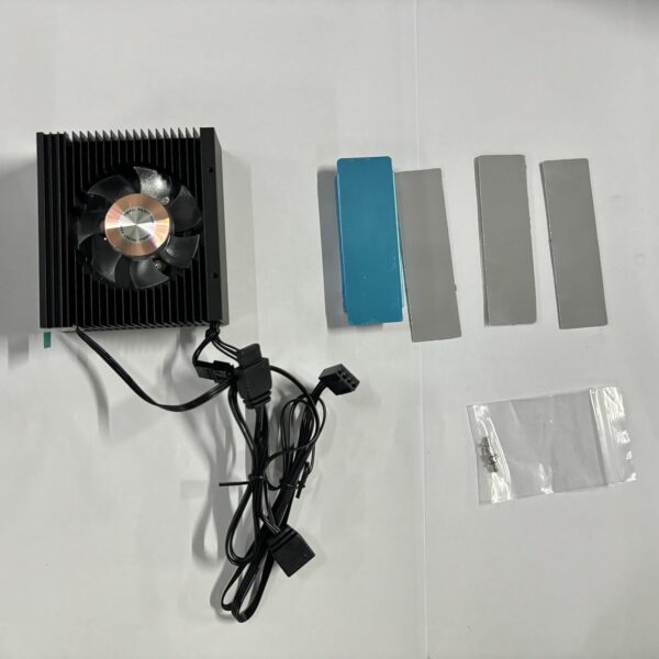 GRABLOOM ARGB Aluminum Alloy M.2 SSD Cooling Heat Sink M.2 NVMe 2280 Hard Disk Sync ARGB Heat Coolers Radiator Cooling Fan AGHP Heat Heatsink - Image 3