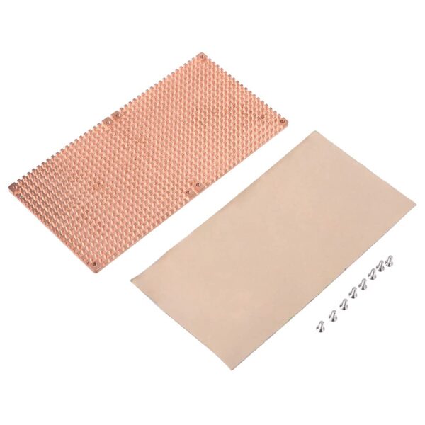 Woedpez GPU Full Cover GPU Copper PC Cooling Back Plate for Graphics Card 3090/3080 Cooling GPU
