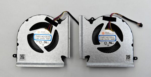 Replacement CPU + GPU Fan for MSI Raider GE67 HX GE67HX GE67HX-12UH GE67HX-12UHS GE67HX-12UHS-026 GE67HX-12UGS GE67HX-12UGS-070 MS-1545