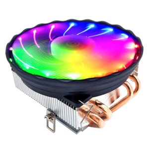WXBDD 120mm CPU Cooler Radiator 4 3Pin PWM 130W PC Computer Cooling Fan (Color : Other)