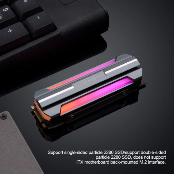 GOLDEN FIELD M2-S SSD Cooler for 2280 M.2 SSD M.2 Heatsink with Thermal Pad (SSD not Included) - Image 6