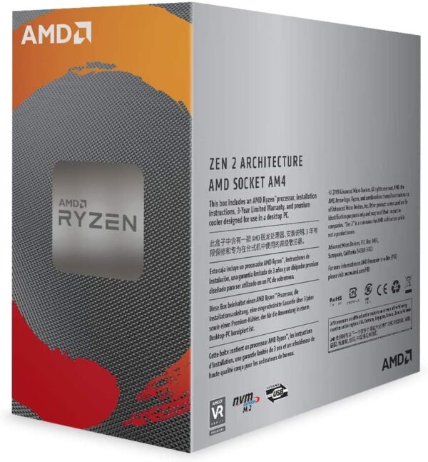 AMD Ryzen 5 3600 6-core, 12-Thread Unlocked Desktop Processor with Wraith Spire Cooler (Renewed) - Image 3
